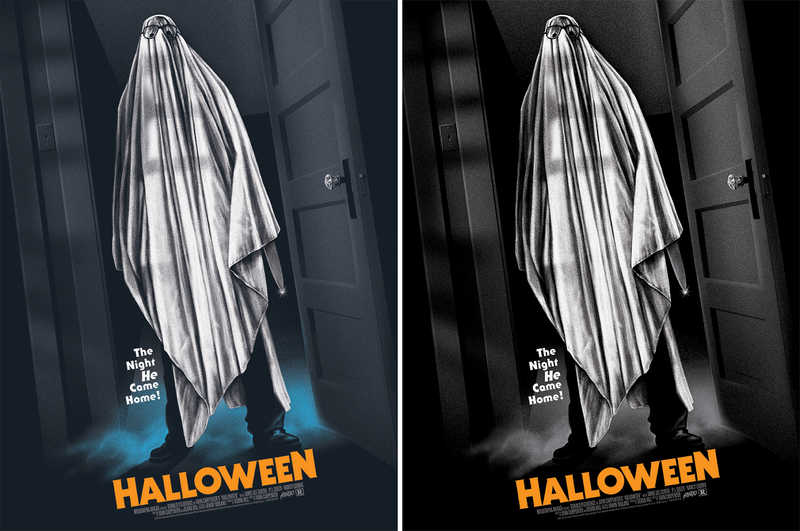 Halloween by Gary Pullin, regular and variant, released by Mondo.